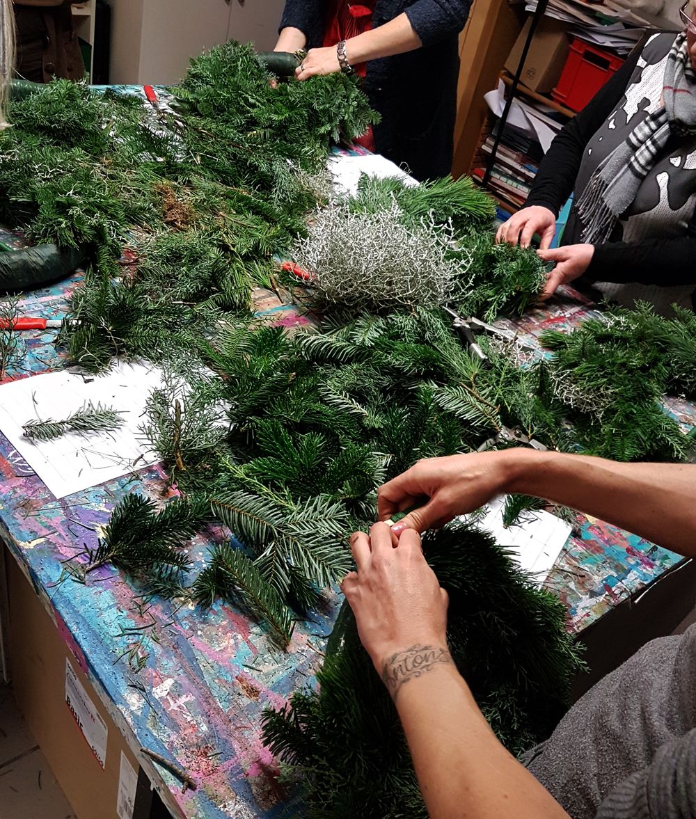 Floristikworkshops im Lauf der Jahreszeiten — Foto