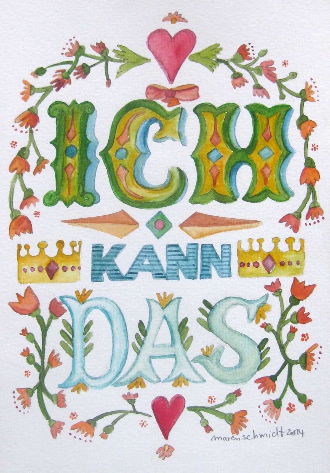 Handlettering – Schreiben wird zur Kunst — Eindruck 1