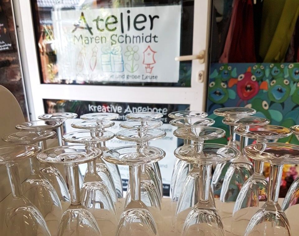 Kreativer Junggesellinnenabschied im Atelier — Eindruck 1