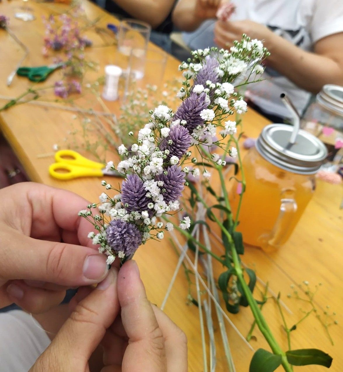 Floristischer Workshop zum Junggesellinnenabschied — Foto