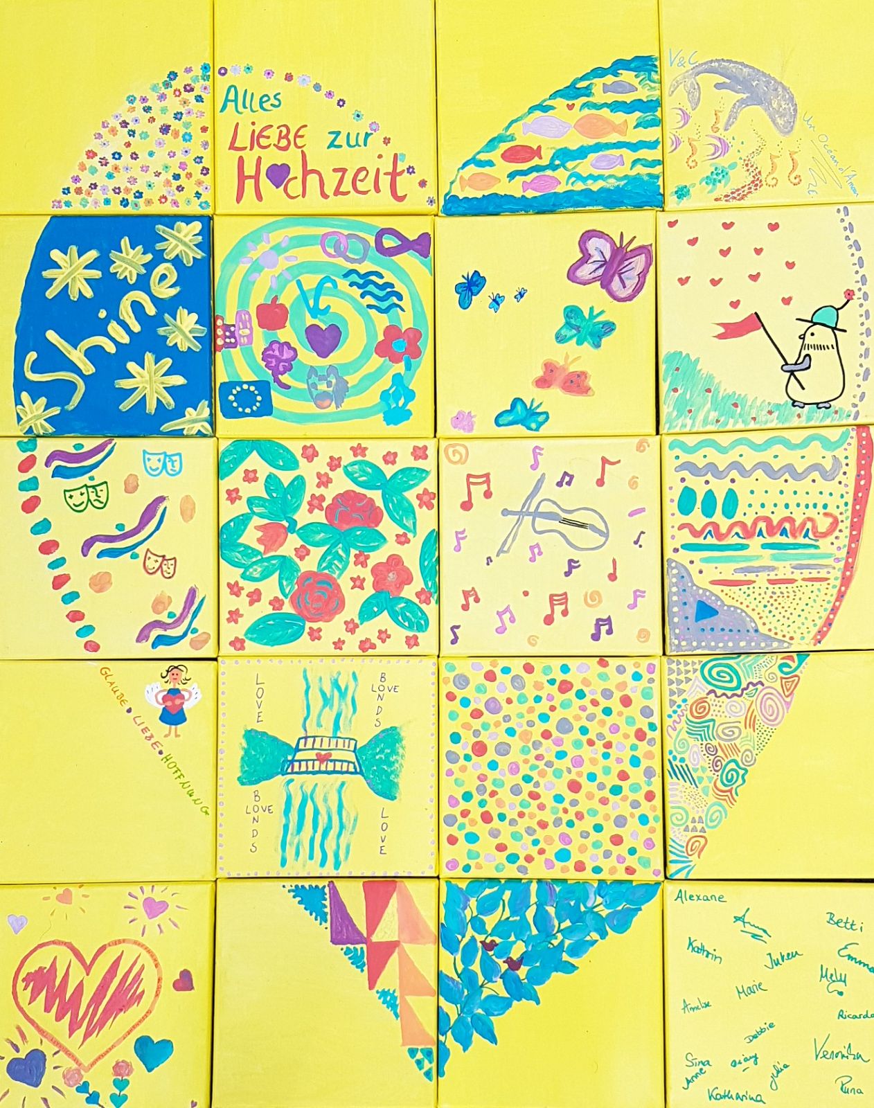 Kreativer Junggesellinnenabschied im Atelier — Foto