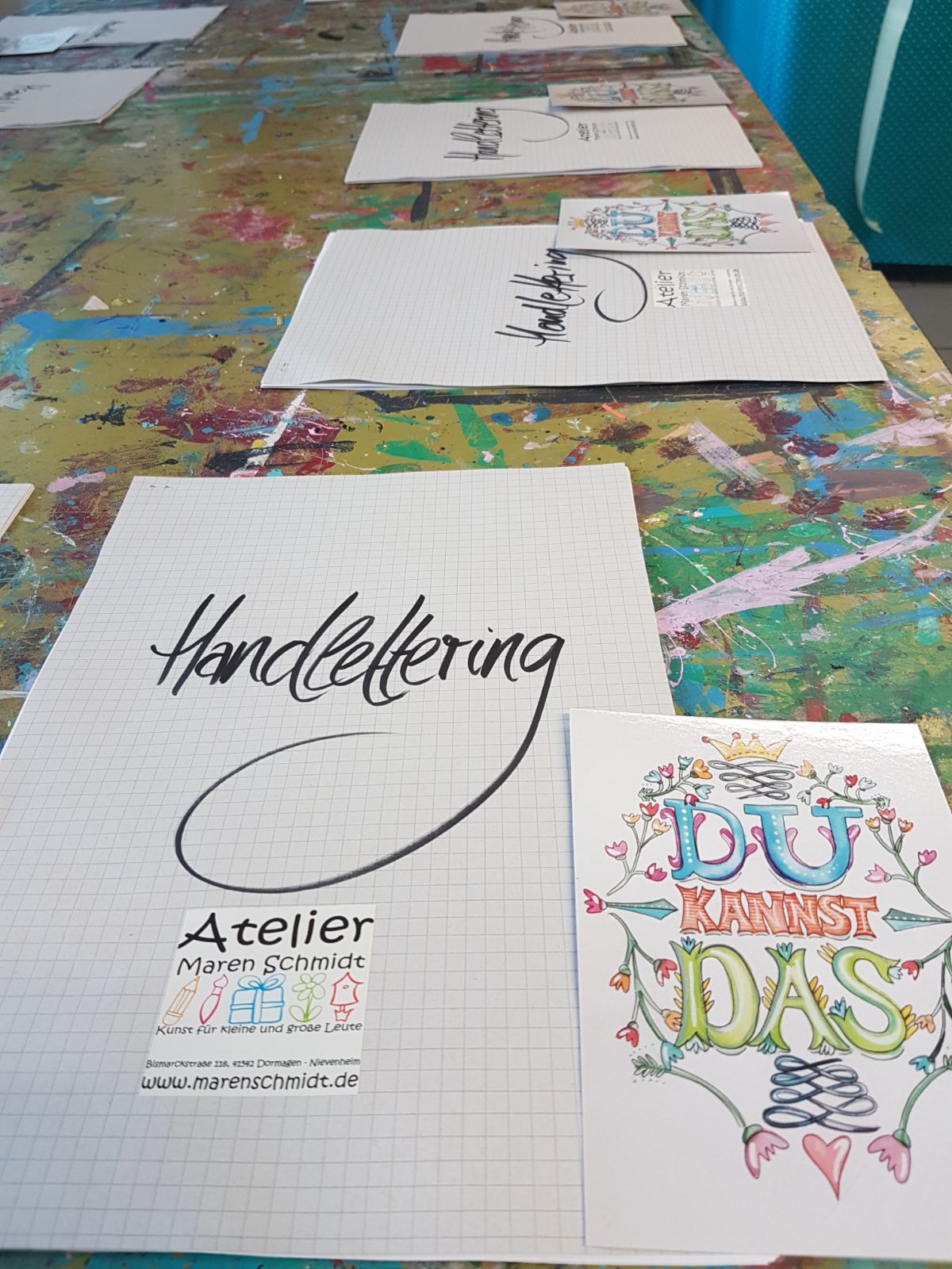 Handlettering – Schreiben wird zur Kunst — Foto