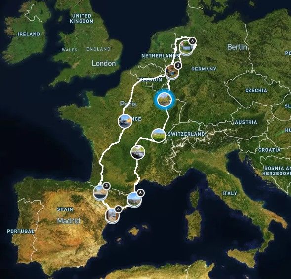 Mit dem Wohnmobil durch Europa  — Eindruck 1