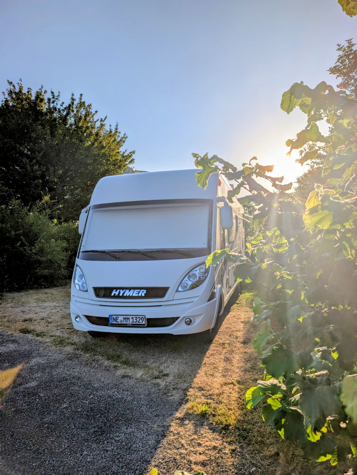 Mit dem neuen Wohnmobil in ein kreatives Reiseleben — Foto