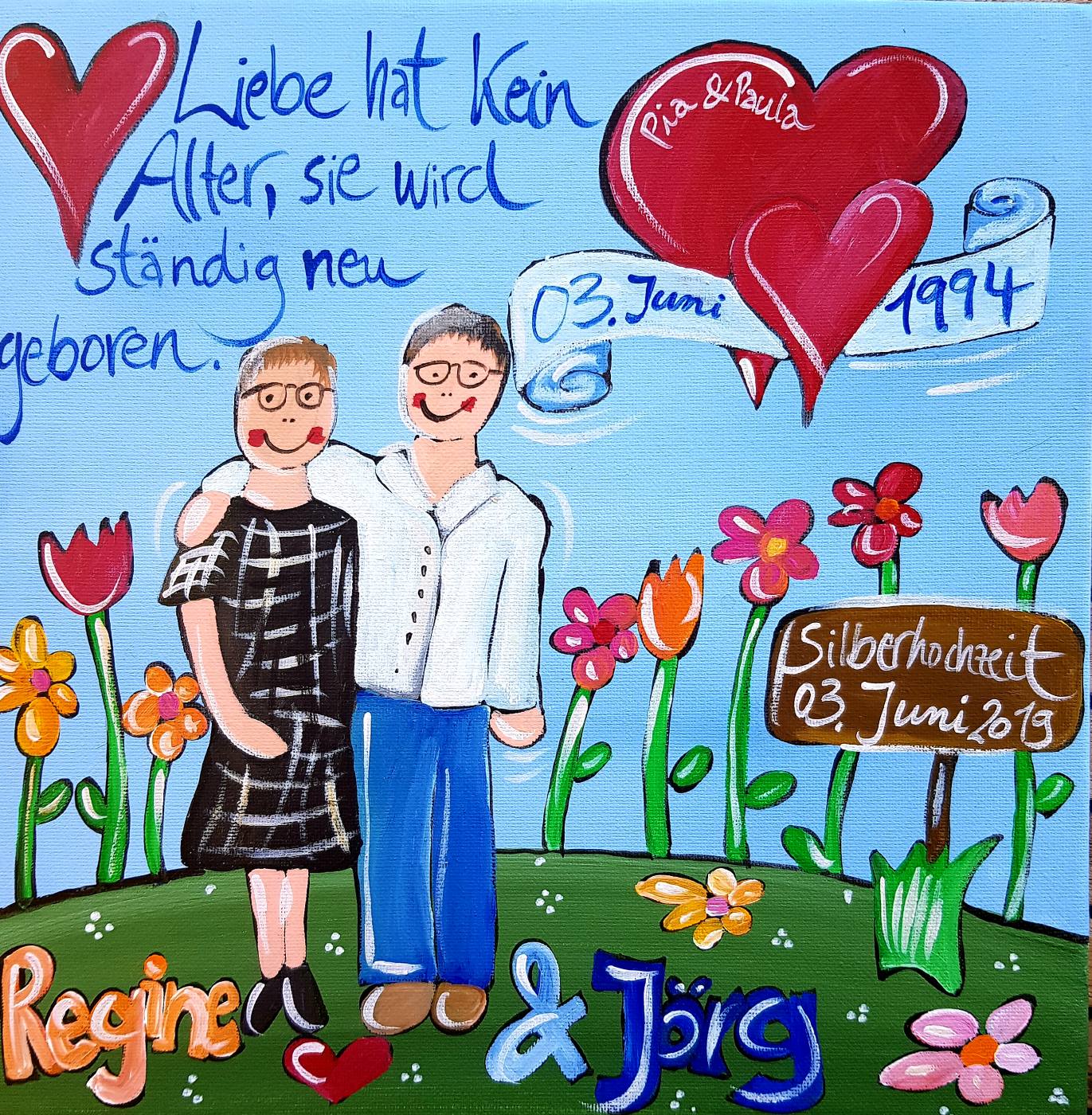 Personalisierte handgemalte Bilder – Erinnerungen fürs Leben — Eindruck 1