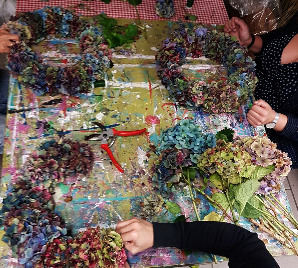 Floristikworkshops im Lauf der Jahreszeiten — Eindruck 1