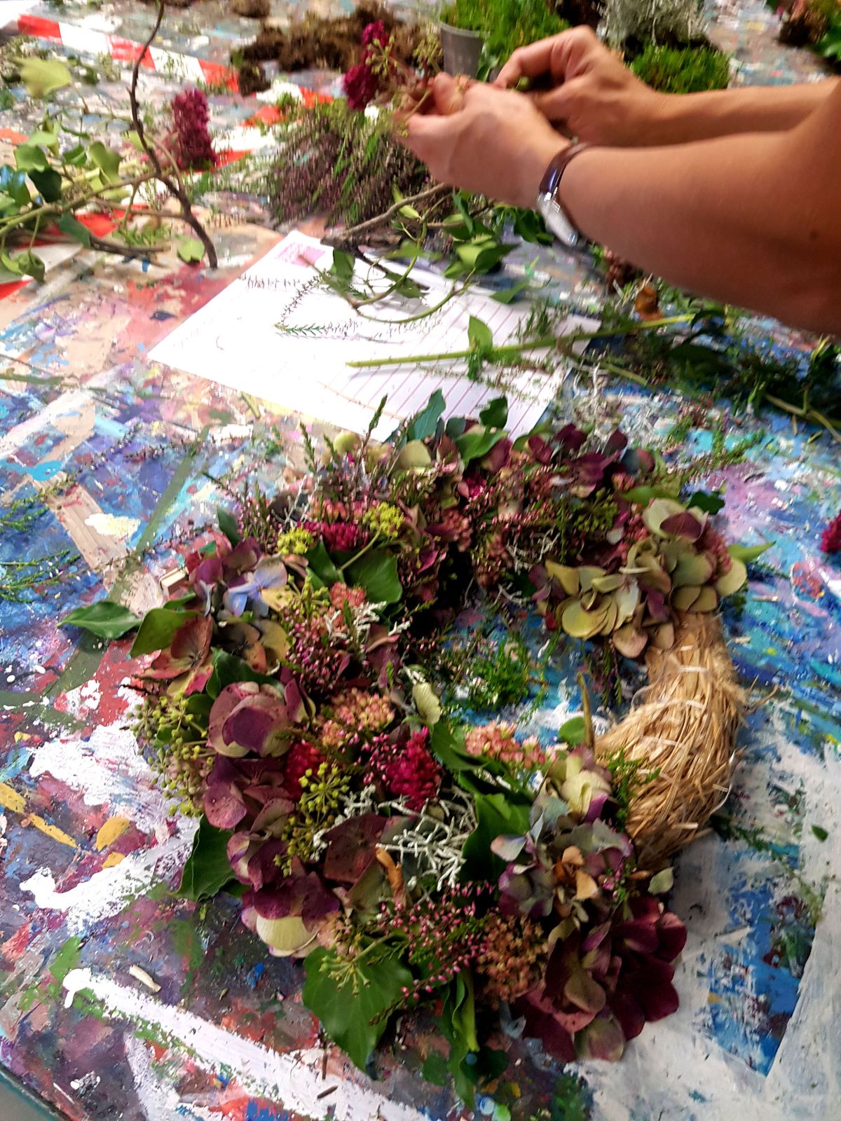 Floristikworkshops im Lauf der Jahreszeiten — Eindruck 2