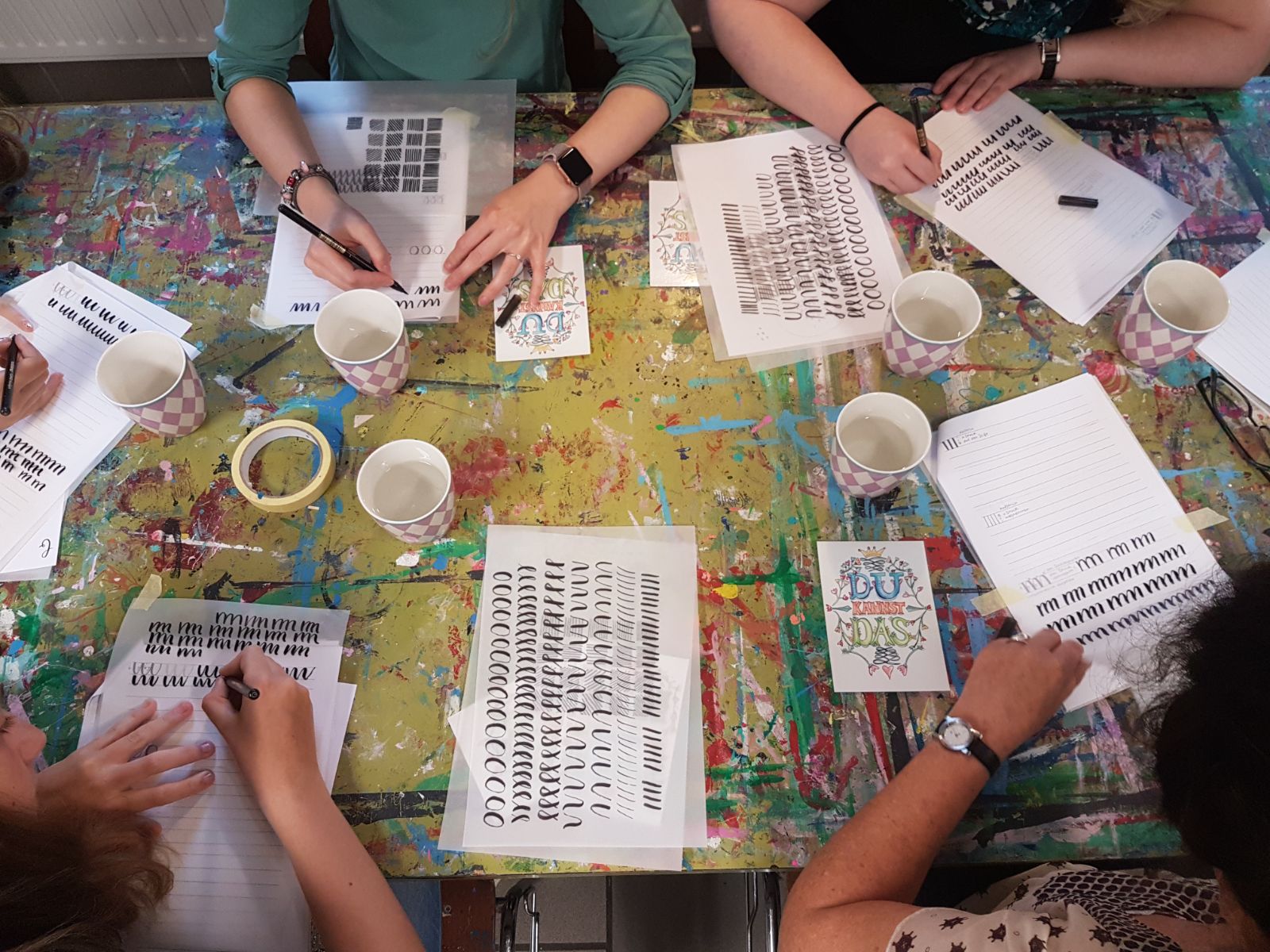 Handlettering – Schreiben wird zur Kunst — Foto