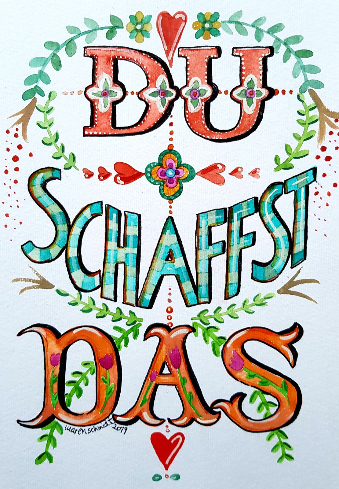 Handlettering – Schreiben wird zur Kunst — Eindruck 2
