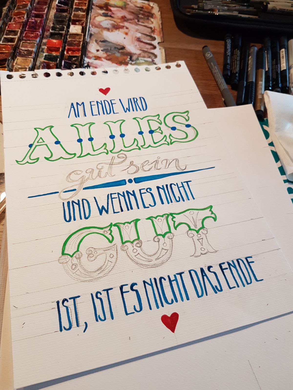 Handlettering – Schreiben wird zur Kunst — Eindruck 2