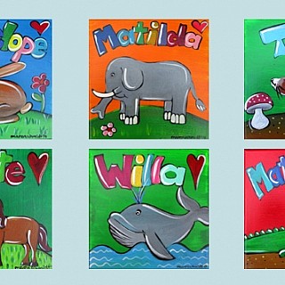 Kinderzimmerbilder - Namensbilder
