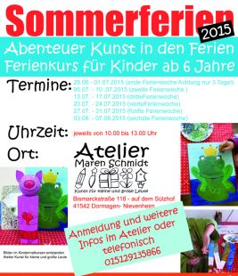 Sommerferien 2015 Ferienworkshop