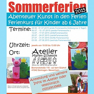 Sommerferien 2015 Ferienworkshop