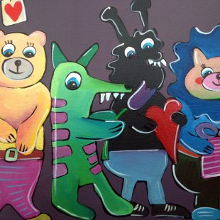Kinderzimmerbilder - Tierparade